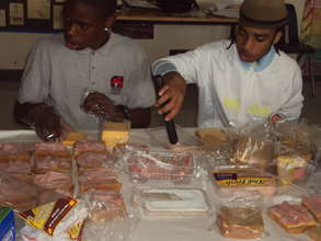 Making Sandwiches for the Homeless