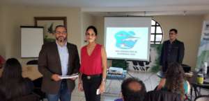 Elisa and the Vice-minister of MAGA Guatemala