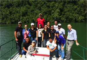 2015 MAR cohort onboard La Garza in Rio Dulce