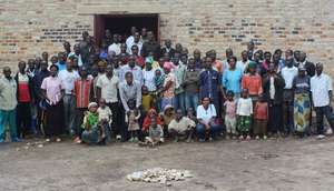 Group Photo After Working In Ntenyo