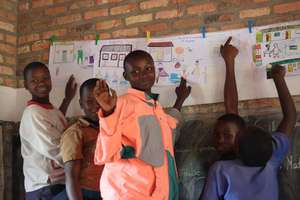 Kids Showing Off Their Work