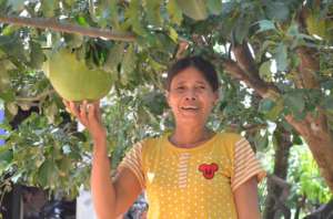 Sopha's latest harvest from her garden