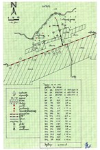 Map of the area requiring mineclearance
