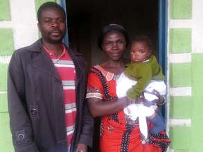 Mr. Dieudonne with his Wife and daughter