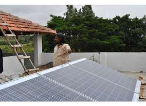 Dr. Channa Raju and Solar Panels