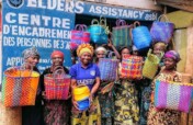 Support Basket Weaving for Elderly Women