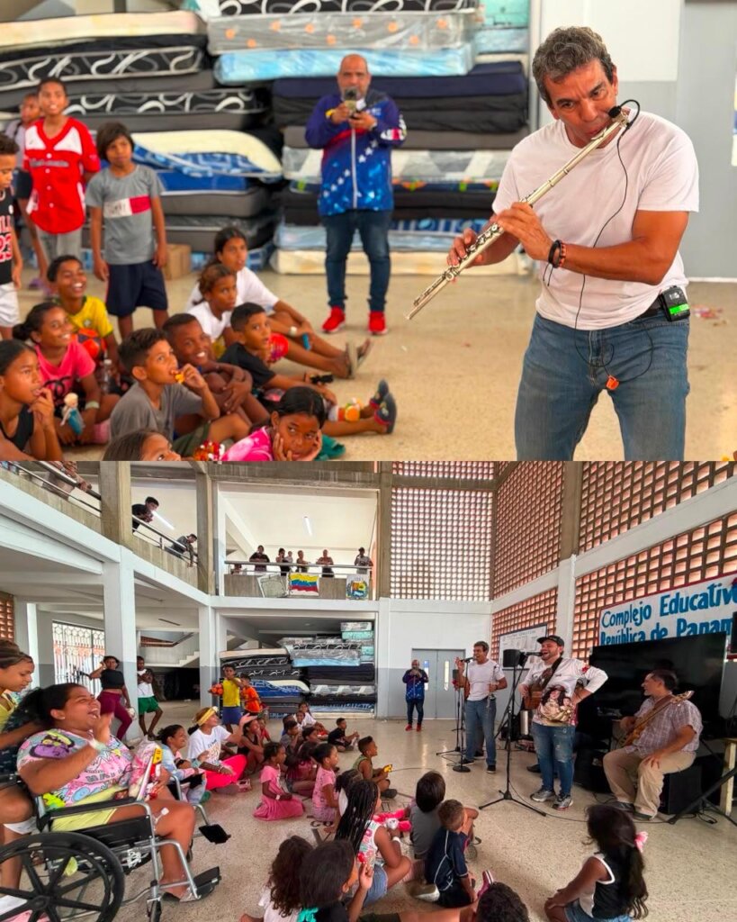 Music & care for 2,000 Venezuela quake survivors