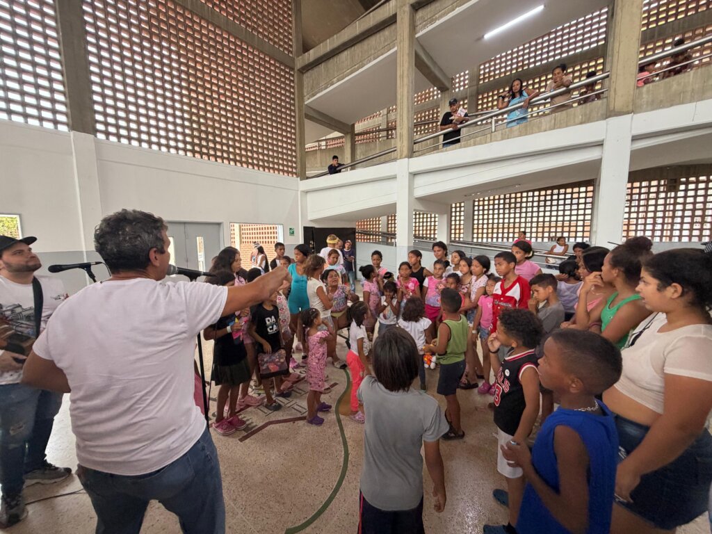 Music & care for 2,000 Venezuela quake survivors