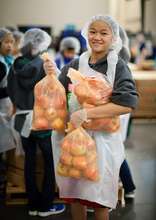 Repacking on National Day of Service