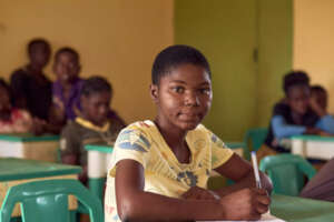 Benue Girls Ortese in the Classroom