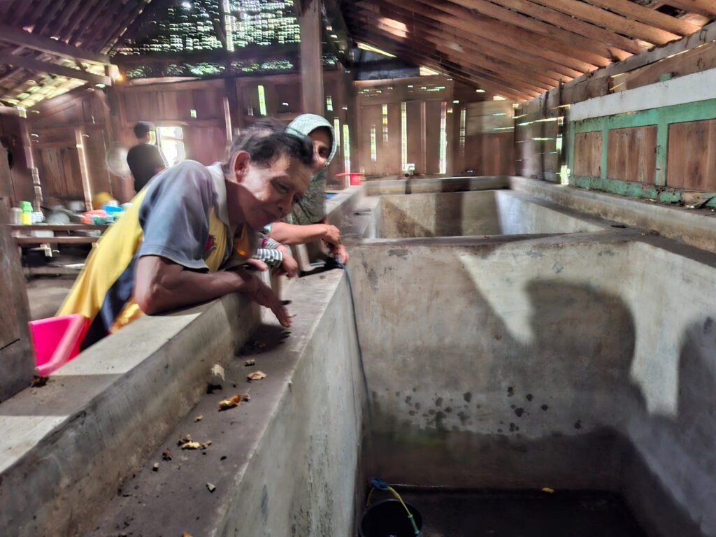 Empty water tanks tell the story of a drought that