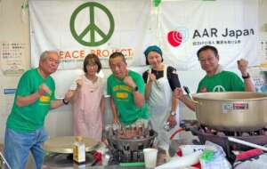 Members of the meal support team