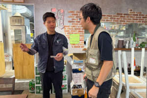 AAR Namatame(rigjt) coordinating relief activities