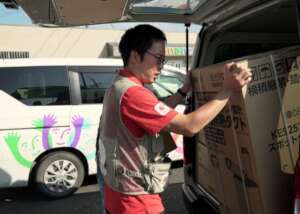 Namatame of AAR delivering a spot cooler