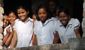 Students of Debipur Karunamoyee Balika Vidyapith