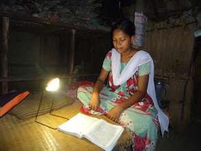 Shampa Sahoo, who received a state scholarship