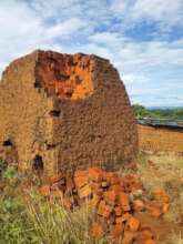 Bricks for the School makde from our own soil