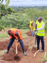 Groundbreaking ceremony for the School