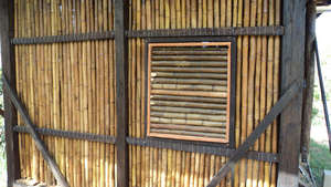 bamboo construction detail