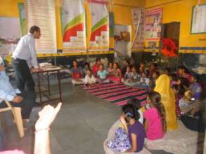 work in progress at a learning centre