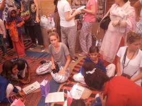 Donor Volunteers from San Diego visit their Centre