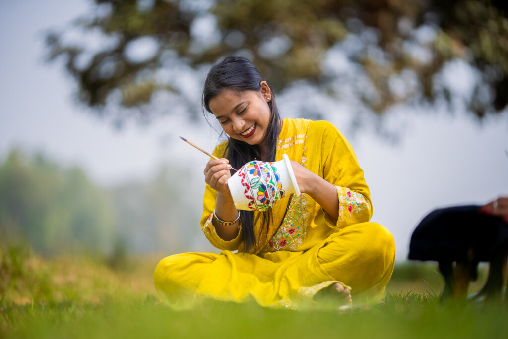 Transforming Livelihoods Through Mithila Art.