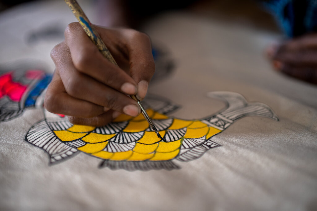 Transforming Livelihoods Through Mithila Art.