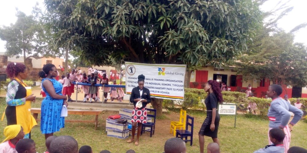 Donate sanitary pads to 500 schoolgirls in Uganda