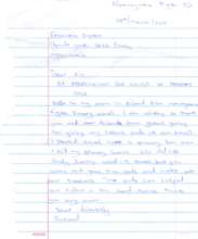 Appreciation letter from Richard to you all donors