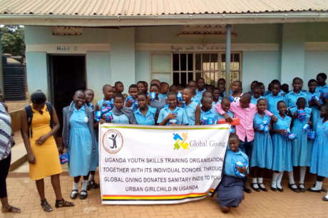 Donate sanitary pads to 500 schoolgirls in Uganda