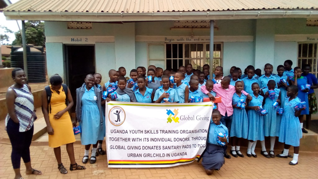 Donate sanitary pads to 500 schoolgirls in Uganda