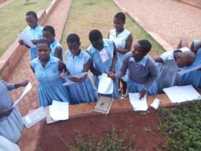 pupils sharing menstruation experince