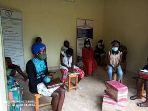 Distributing menstrual products to community girls