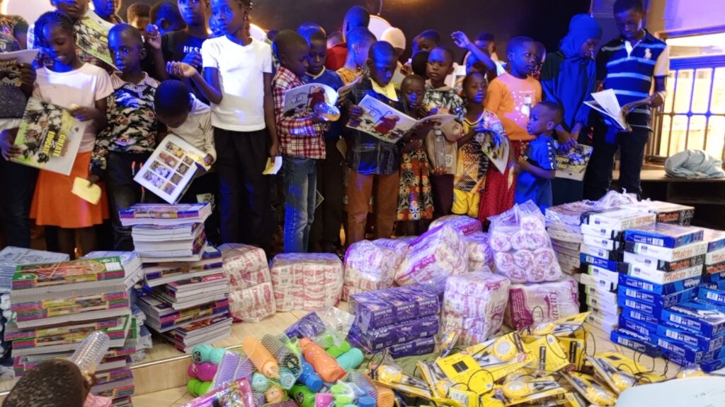 Vulnerable children getting Scholastic materials