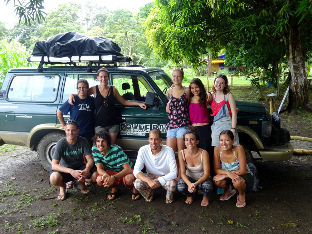 Volunteers learning how to build sea turtle nests