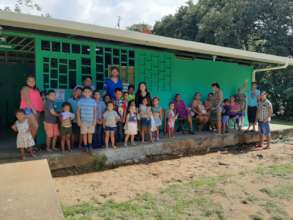 Children after an educational activity