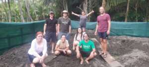 Volunteers working on the new nursery2