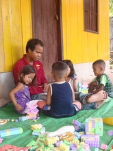 One of the Library's social workers