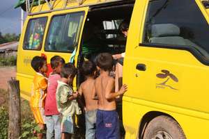 A mobile library visit