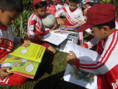 Children Read in the Box of Books Program