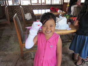 Sock puppet workshop