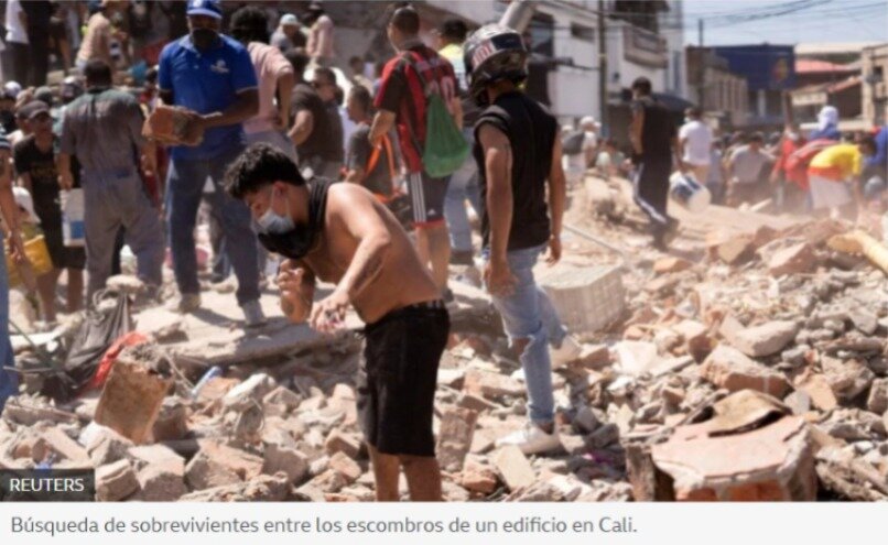 Colombia Earthquake. Help Families Recover