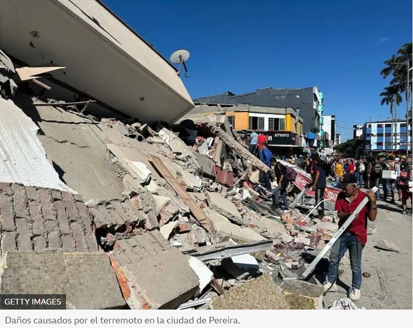 Colombia Earthquake. Help Families Recover