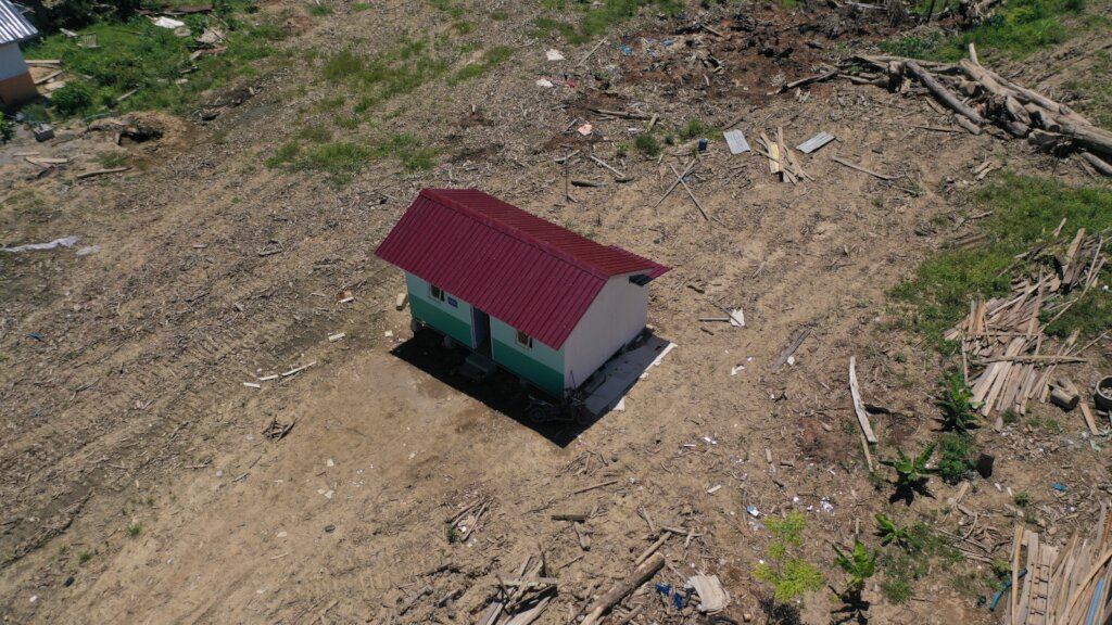 Temporary Homes for Indonesia Flood Survivors