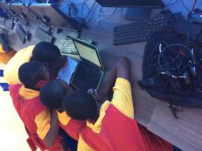 A group of students engaged in a discussion
