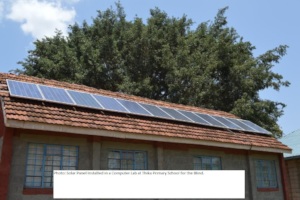 Solar Power Panels on the computer lab building