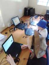 Students learning in the inABLE Computer Labs
