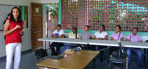 Hildegard speaks to the 2011 VI Prom students