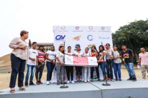 Young group from Fundacion Transicion a la Vida