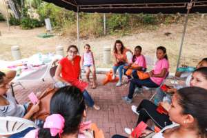 One of our mentors and her mentees
